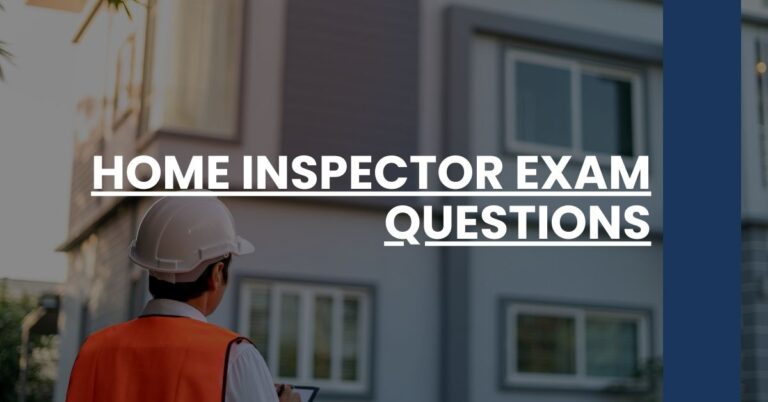 Home Inspector Exam Questions Feature Image
